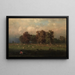 Durham, Connecticut - George Inness — indrammet kunstværk på væggen
