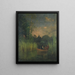 Crepuscule dans les joncs - George Inness — indrammet kunstværk på væggen