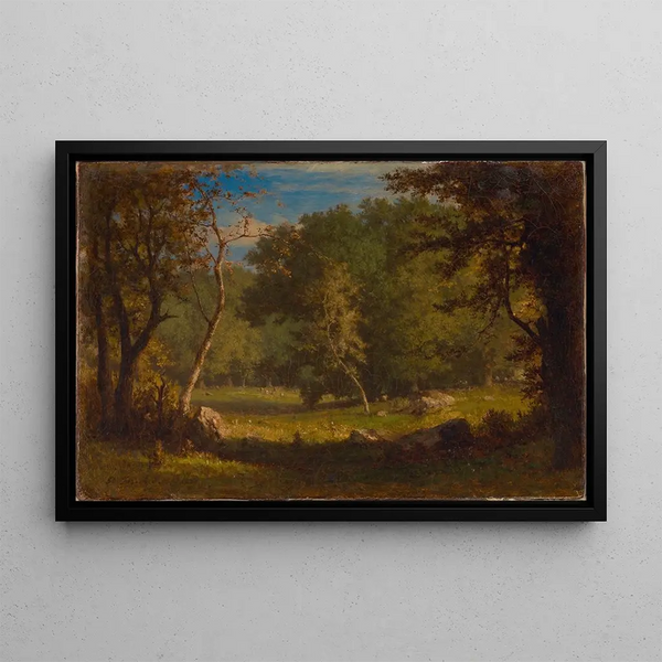 Terre des elfes - George Inness — indrammet kunstværk på væggen