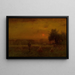 Lueur du soir - George Inness — indrammet kunstværk på væggen