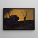 ten i Medfield, Massachusetts - George Inness — indrammet kunstværk på væggen
