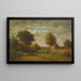 Aller til markedet - George Inness — indrammet kunstværk på væggen