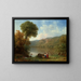 Lac Nemi - George Inness — indrammet kunstværk på væggen