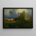 Studie af landskab - George Inness — indrammet kunstværk på væggen