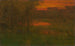 Landskab ved solnedgang - George Inness — visning af kunstværket