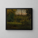 Vue sur la rivière - George Inness — indrammet kunstværk på væggen