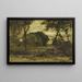 Medfield Massachusetts En gård i Medfield - George Inness — indrammet kunstværk på væggen