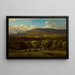 Medway, Massachusetts - George Inness — indrammet kunstværk på væggen