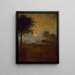 Lever de lune - George Inness — indrammet kunstværk på væggen