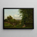 nær Leeds, New York - George Inness — indrammet kunstværk på væggen