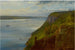Klipper ved Hudson-floden - George Inness — visning af kunstværket
