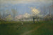 forårblomster i Montclair, New Jersey - George Inness — visning af kunstværket