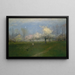 forårblomster i Montclair, New Jersey - George Inness — indrammet kunstværk på væggen