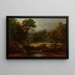 Ruisseau dans les montagnes - George Inness — indrammet kunstværk på væggen