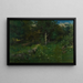 Sommergrøntheds Maleri - George Inness — indrammet kunstværk på væggen