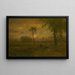 Solopgang - George Inness — indrammet kunstværk på væggen