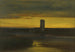 Lyskilde efter solnedgang, Italien - George Inness — visning af kunstværket