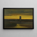 Lyskilde efter solnedgang, Italien - George Inness — indrammet kunstværk på væggen