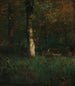 La maison du héron - George Inness — visning af kunstværket