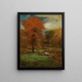 L'étang du moulin - George Inness — indrammet kunstværk på væggen