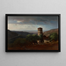 Vue de Rome depuis Tivoli - George Inness — indrammet kunstværk på væggen