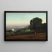 Vue du Tibre près de Pérouse - George Inness — indrammet kunstværk på væggen