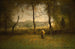 Ramasseurs de bois en eftermiddag i efteråret - George Inness — visning af kunstværket