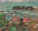 Over bugten ved Largo - George Leslie Hunter — visning af kunstværket