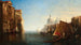 Morgen på Grand Canal i Venedig - George Loring Brown — visning af kunstværket