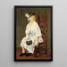 La robe à pois - George Luks — indrammet kunstværk på væggen