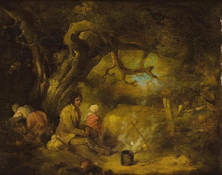 Campement de gitans - George Morland — visning af kunstværket
