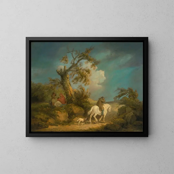 La Tempête - George Morland — indrammet kunstværk på væggen