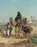 En arabisk rejsende og hans kone - George Peter — visning af kunstværket