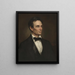 Abraham Lincoln - George Peter Alexander Healy — indrammet kunstværk på væggen