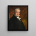 James Buchanan - George Peter Alexander Healy — indrammet kunstværk på væggen