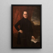 James Lenox 1800-1880 - George Peter Alexander Healy — indrammet kunstværk på væggen