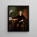 John Quincy Adams - George Peter Alexander Healy — indrammet kunstværk på væggen