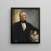 John Tyler - George Peter Alexander Healy — indrammet kunstværk på væggen