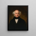 Martin Van Buren - George Peter Alexander Healy — indrammet kunstværk på væggen