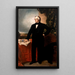 Millard Fillmore - George Peter Alexander Healy — indrammet kunstværk på væggen