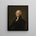 Thomas Jefferson - George Peter Alexander Healy — indrammet kunstværk på væggen