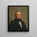 Zachary Taylor - George Peter Alexander Healy — indrammet kunstværk på væggen