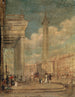 En udsigt over O'Connell Street i Dublin - George Petrie — visning af kunstværket