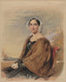Portrait af en kvinde - George Richmond — visning af kunstværket