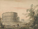 Colisée de Rome med bue til venstre - George Robertson — visning af kunstværket