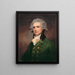 Colonel Robert Abercrombie - George Romney — indrammet kunstværk på væggen