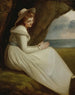 Emma Hart Plus tard Lady Hamilton En tant qu'absence - George Romney — visning af kunstværket