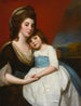 Portrait af Lady Georgiana Smyth ca. 1757-1799 og hendes søn - George Romney — visning af kunstværket