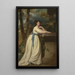 Portrait af Madame Andrew Reid - George Romney — indrammet kunstværk på væggen