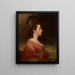 Portrait af Harriet Blanchard - George Romney — indrammet kunstværk på væggen